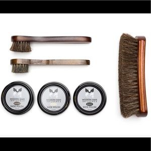 Modern Man Influence starter brush/shoe polish kit